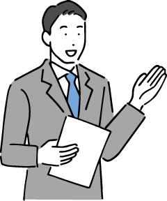 説明するイラスト