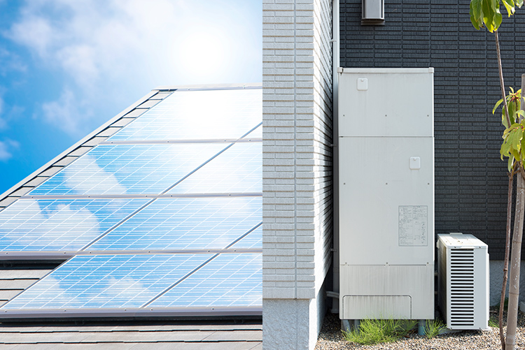 電気代の削減や災害時の停電対策につながる